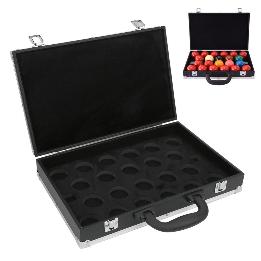 Metal Latches Billiard Ball Storage Box Hard Shell Protective Cover  Snooker Accessory Storage