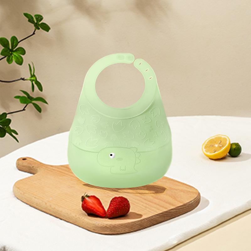 Легкие детские нагрудники Mom&Pea, силиконовые, не содержат бисфенола А, синий, розовый, зеленый, YQ0103