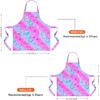 Sylfairy Aprons for Kids Girls Rainbow Galaxy Unicorn Apron with Pockets for Children Kitchen Chef Aprons for Cooking Baking Painting and