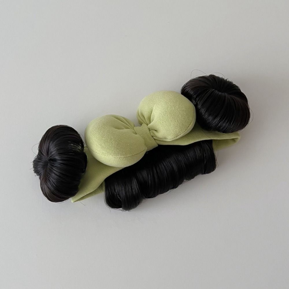 Милые детские резинки для волос парик хлопковые челки шиньоны повязка на голову детский накладной волос реквизит для фотосъемки