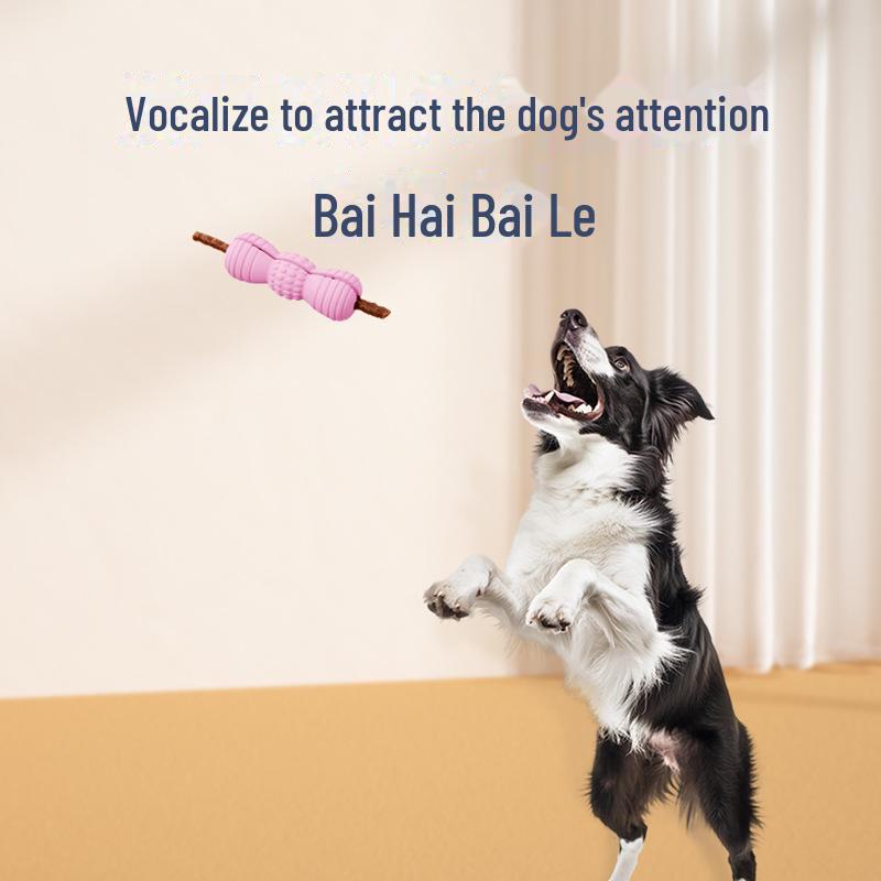 Интерактивная игрушка для собак из натурального каучука для скрежетания зубами и подачи еды