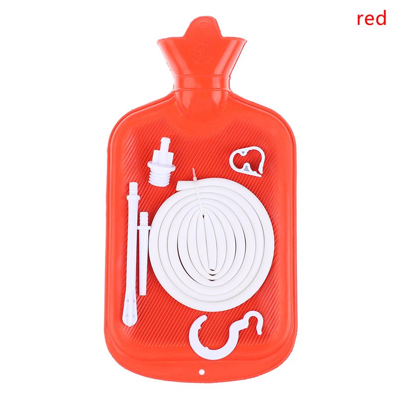 Сумка для клизмы для очищения толстой кишки с трубкой, бутылка с водой, душ и домашний набор