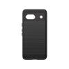 Carbon Case For Google Pixel 8A Flexible Silicone Carbon Cover - Black