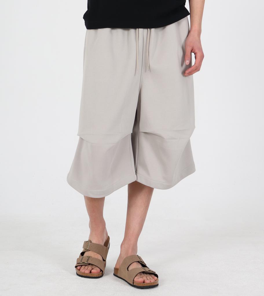 Beoteunseoul Essential Grey Sweat Shorts Pants (Light Grey)