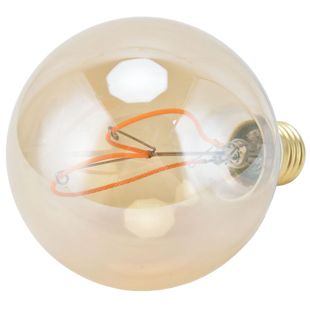 G95 Сердцевидная светодиодная ретро-лампочка E27 с регулируемой яркостью, винтажная лампочка 110 В 4 Вт для спальни, теплый свет