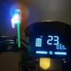 Wind Powered Mini Windmill LED Light Warning Effect E-bike Decorative Accessories  Handlebar