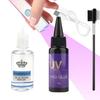 Pro UV Extension Kit: UV Lamp, Glue & Remover | Fast-Curing Invisible Bonds for Salon Results | Safe for Home/Salon
