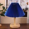 1Pc Ceiling Decor Fabric Pleated Lampshade Modern Washable Table Lamp Cover Diy Retro Chandelier Cloth Cover Living Dining Room