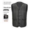 XueZhongFei Мужской осенне-зимний теплый пуховый жилет