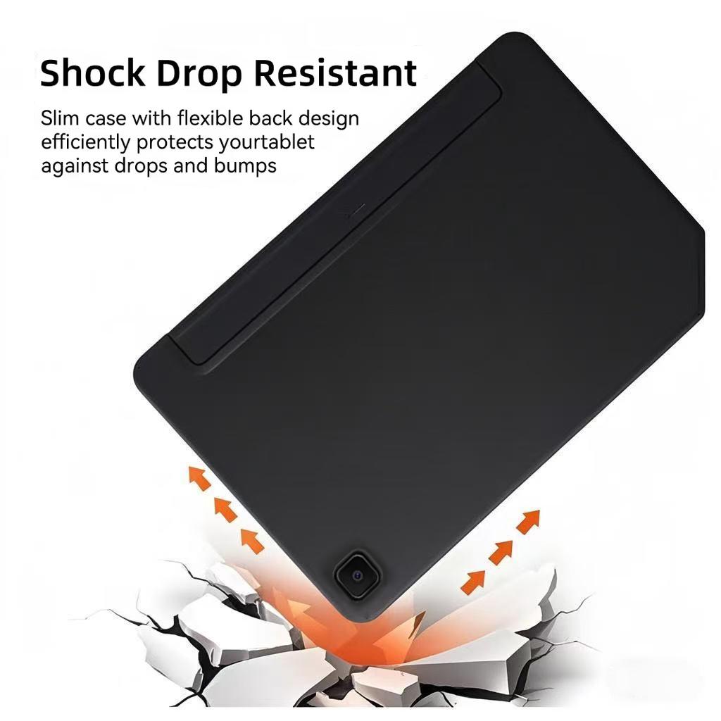 Case for Samsung Galaxy Tab S6 Lite 10.4'' // (SM-P620/P610/P613/P615), Magnetic Slim Trifold Stand Cover,Soft Back