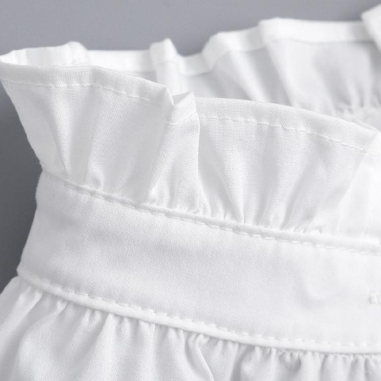 Винтажный плиссированный воротник-стойка с оборками, вставка, съемный воротник, ложный воротник блузки, жабо, чокер, модные заявления