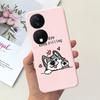 For Honor X7b Case CLK-LX1 CLK-LX2 CLK-LX3 Protective Cover Cute Astronaut Daisy Soft Silicone Funda For HonorX7b X 7B 5G Bumper