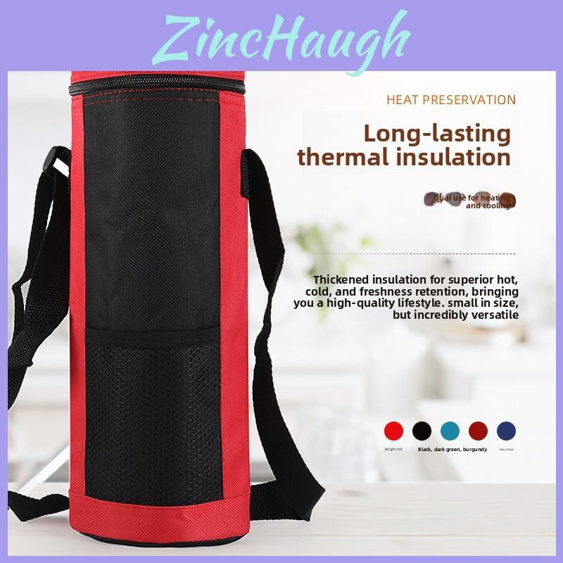2l Oxford Material Insulated Bottle Sleeve With Shoulder Strap For Outdoor Activities