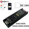 DC 24V LED блок питания диммер трансформатор AC175-265V Tuya ZigBee3.0 поддержка Alexa Google Voice APP управление для светодиодной ленты CCT
