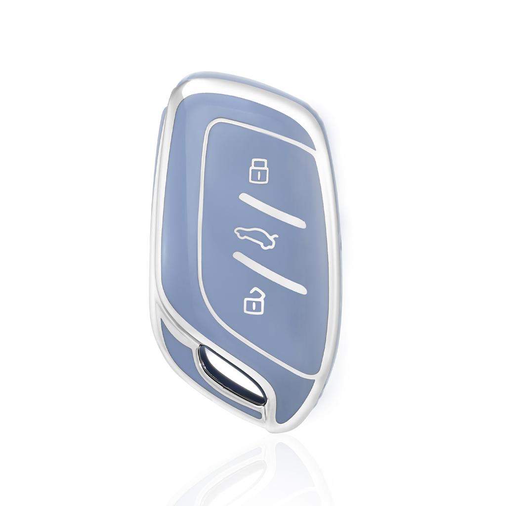 3 Buttons TPU Shell Fob for Roewe RX5 I6 I5 RX3 RX8 ERX5 MG ZS EV MG6 EZS HS EHS 2019 2020 Car Remote Key Case Cover Accessories