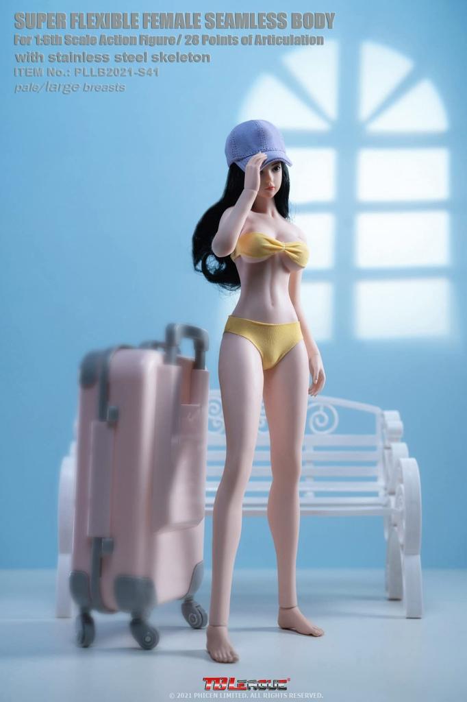 Масштабная фигурка TB League TBLeague Жемчужная кожа Голова красивой девушки Стройный высокий тип Супергибкое бесшовное тело Бикини в комплекте Азиатская женщина полная