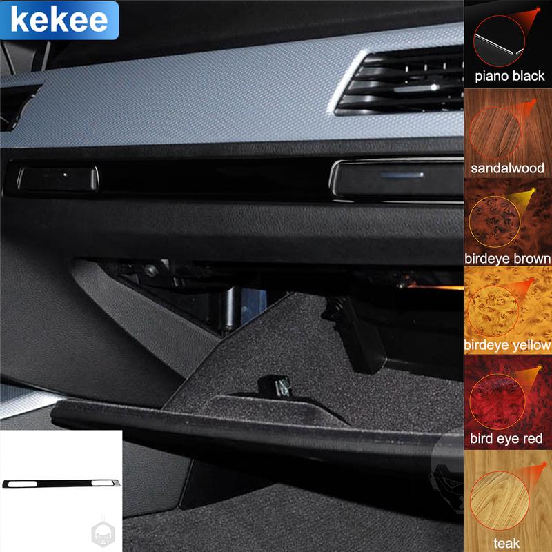 For BMW 3 Series E90 E92 E93 2005-2012 Dashboard Co-pilot Trim Panel Cover Soft Piano Black Stickers Car Interior Accessories