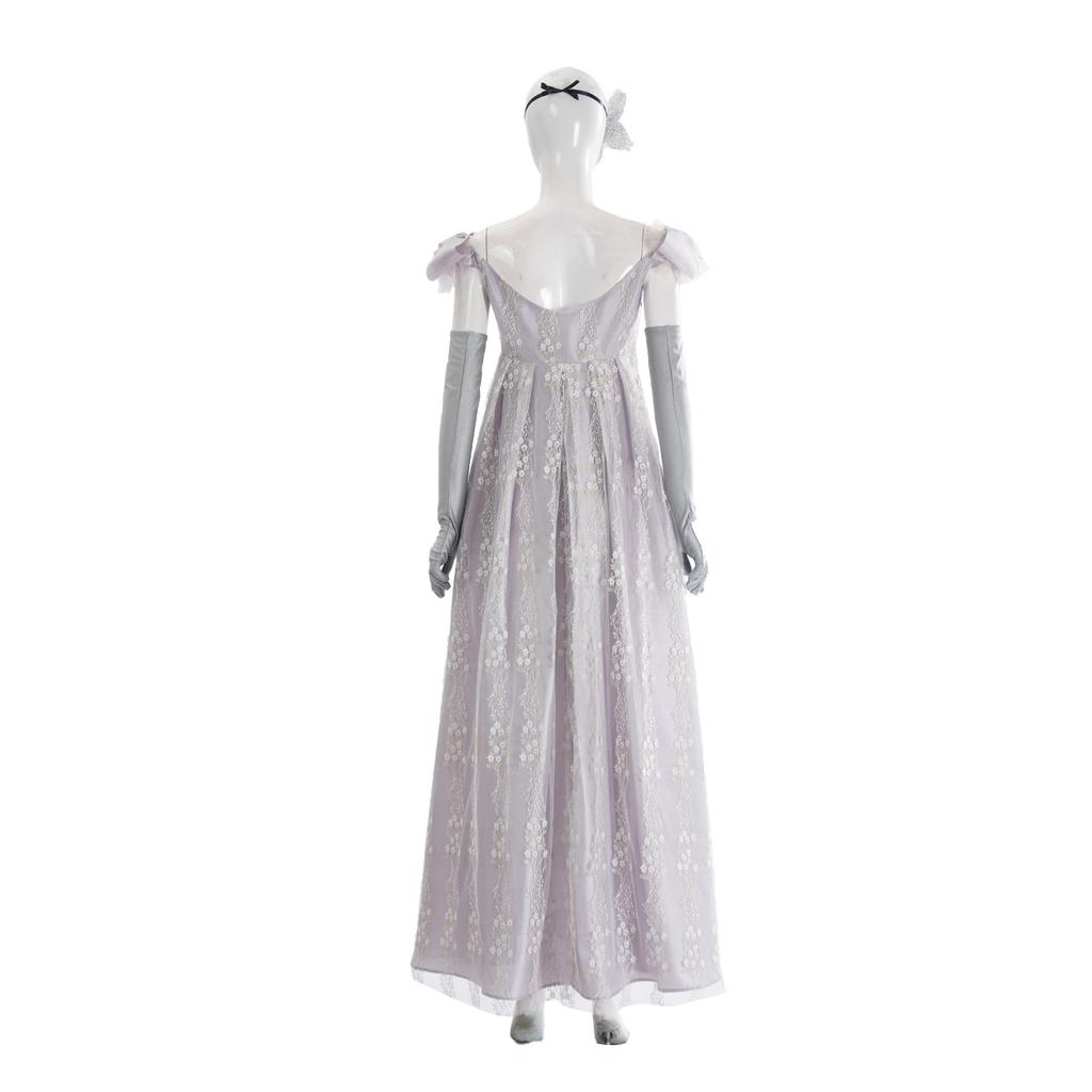 Косплей Костюм Винтажное Платье Длинное Платье с Завязками