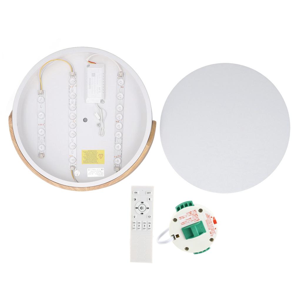 Современный светодиодный потолочный светильник в минималистичном стиле из дерева, потолочный светильник для скрытого монтажа 3000K 4000K 6000K