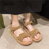 Flat Bottom Casual Roman Sandals Women Summer New Soft Sole Open Toe Slip On Ladies Flats Shoes Comfortable Footwear Sandalias