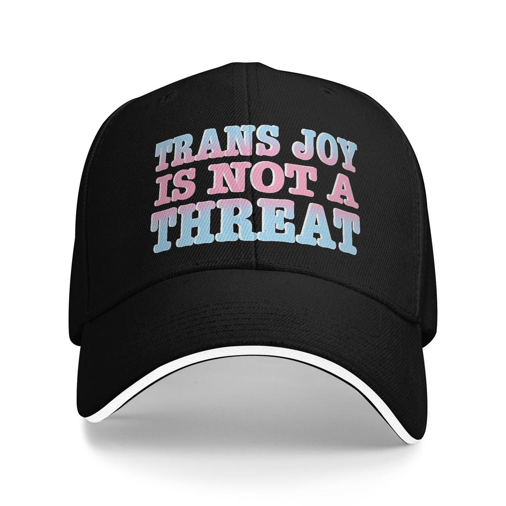 Transgender Pride LGBTQ Baseball Caps Casual Trans not Threat Sandwich Hats Unisex Polyester Caps Hat Outdoor