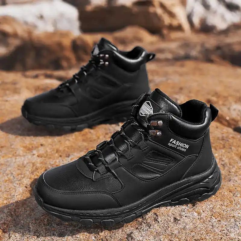 Thick Bottom Flatform Sneakers Without Heels Designer Boots Men Outdoor Men Boots Shoes Sport Entertainment Foot-wear Maker