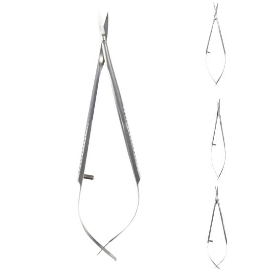 Ножницы для кутикулы, нержавеющие, острые, одинарная крестообразная пружина, уменьшающая трение, с защитным чехлом, ножницы для ногтей из нержавеющей стали для красоты и ухода за домом