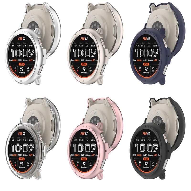 Жесткий защитный чехол для ПК для умных часов Amazfit Active 2, чехол-бампер для Huami Amazfit Active 2, защитный аксессуар