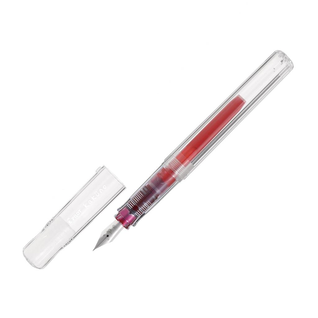 Перьевая ручка Pilot Kakuno F Прозрачная FKA1SRNCF
