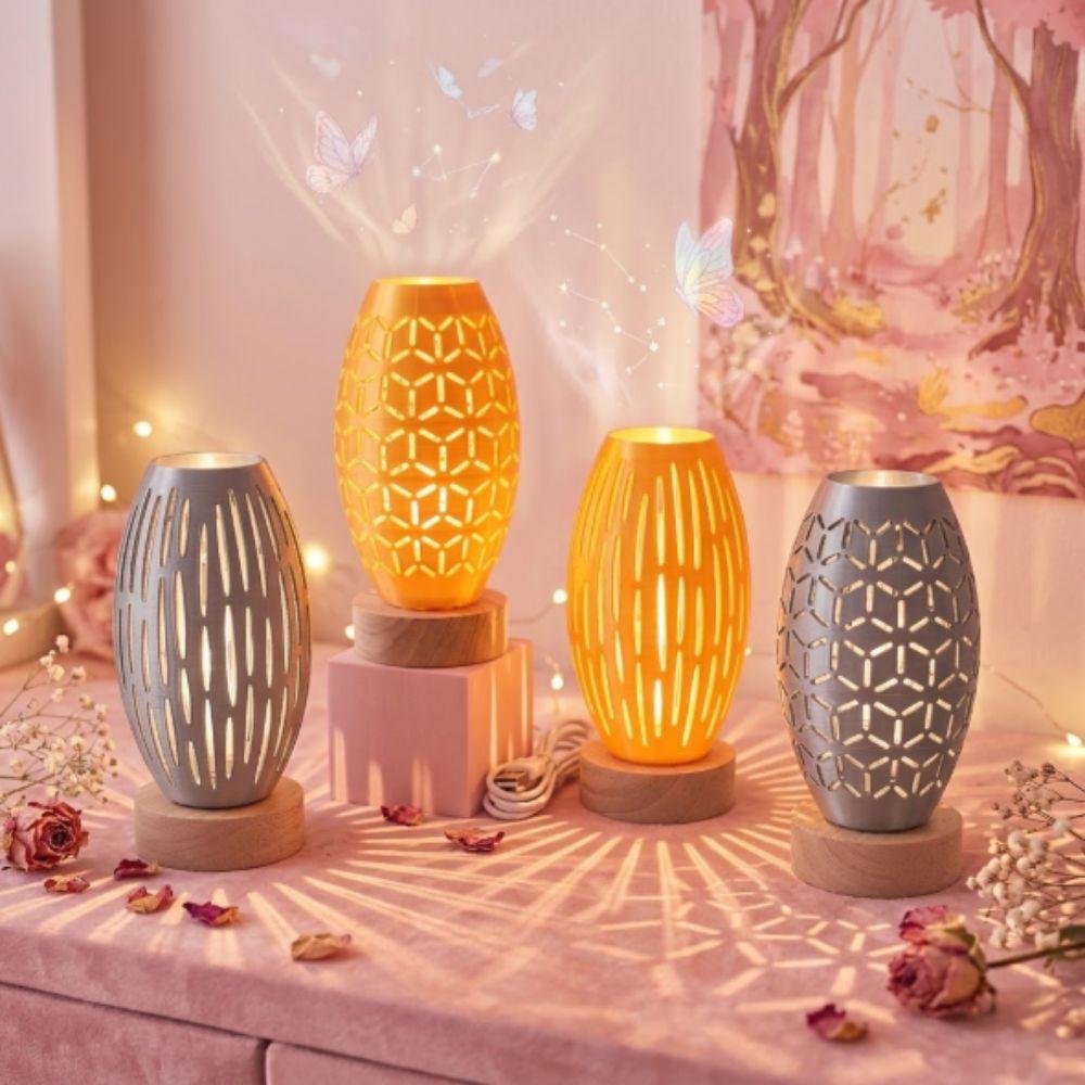 Creative Night Light Projection Ambient Lamp Ornament Tabletop Lamp Girls Bedroom