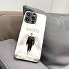 Чехол для телефона серии ТВ Люцифер для Iphone 17 Air 16 15 14 12 11 13 Pro Max Mini X Xr Xs Puls Черная Стеклянная Крышка
