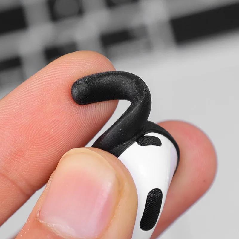 Для Apple Airpods 4 Силиконовый вкладыш в ухо Защитный колпачок для кейса AirPods 4 Подушечка для наушников с противоскользящим ушным крючком Аксессуары для наушников