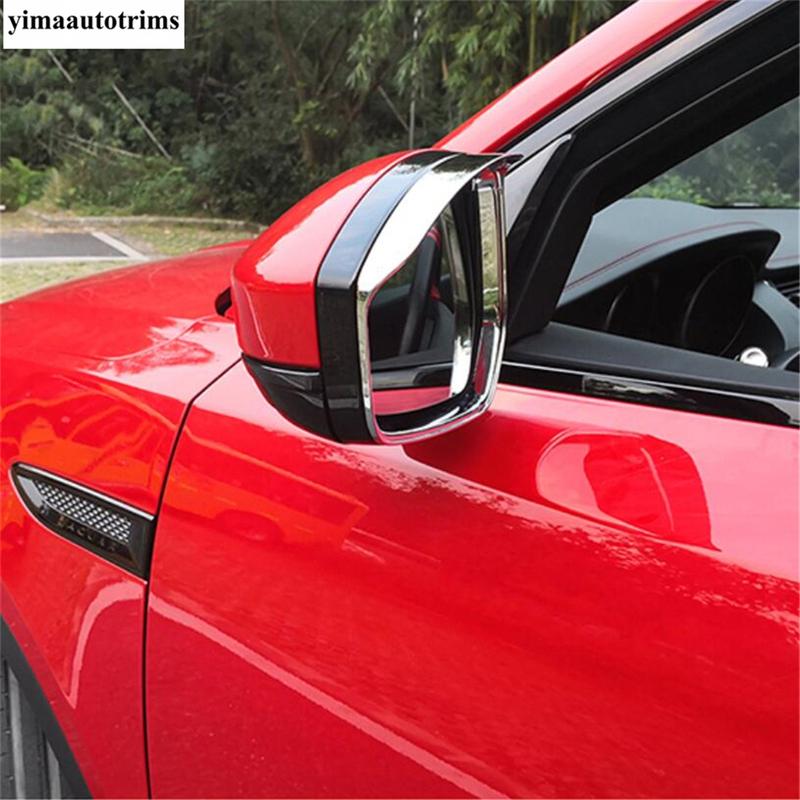 Rear Window Rain Wiper / Rearview Mirror Rain Shade Rainproof Blades Cover Trim For Jaguar E-pace E pace 2018 - 2025 Accessories