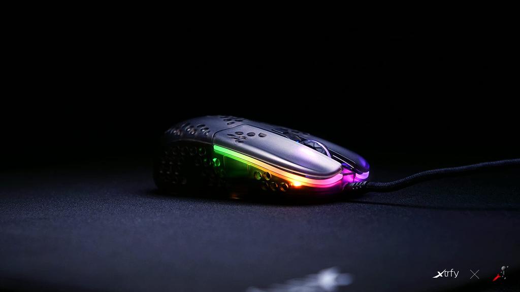 Сверхлегкая игровая мышь Xtrfy MZ1 Rail, разработанная Rocket Jump Ninja, гарантия дилера 709004 - Zy's [Авторизованный продукт]