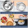 Bess Thickness 304 Stainless Steel Double-Layer Round Lunch Box