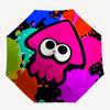 1 шт. Складной портативный милый зонт Splatoon с автоматическим открытием/закрытием и 8-реберной конструкцией для женщин/мужчин, для всесезонного использования a0901155