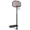 VidaXL Basketball Stand Black 258-363 Cm Polyethylene 93649