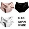 3pcs Sexy Women's Panties Ice Silk Seamless Underwear Girl Lingerie Breathable Comfort Briefs Large Size Panties Women Underpant