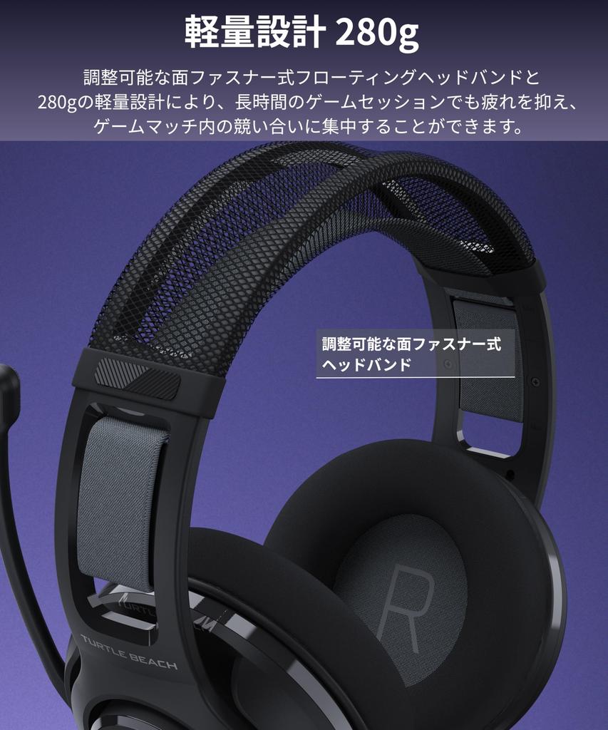 TURTLE BEACH Atlas 200 Black Wired Gaming Headset with USB Connection for and PS4 50mm Audio Waves 3D Foldable Unidirectional Adjustable and Memory