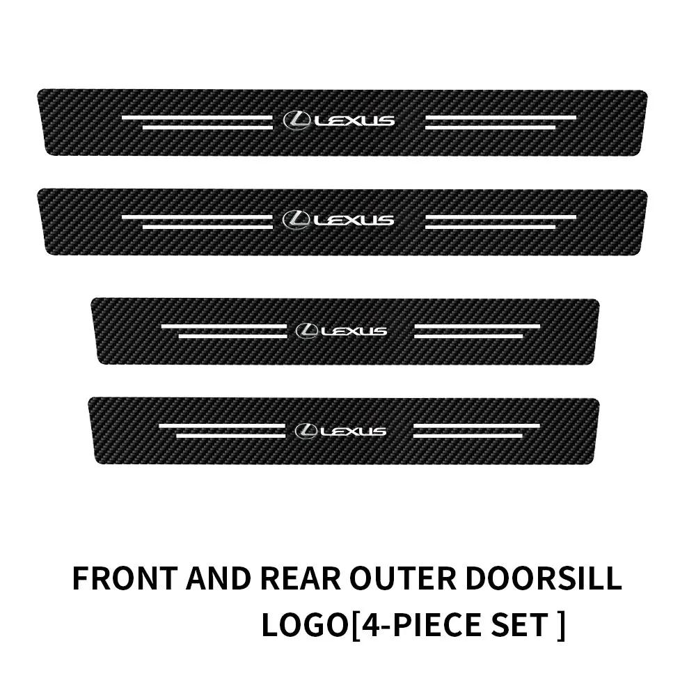 Наклейки на задний багажник автомобиля, полоски на пороги, противоцарапающая наклейка для Lexus RX350 IS300 ES350 IS250 CT200H NX GS350 NX200T ES250