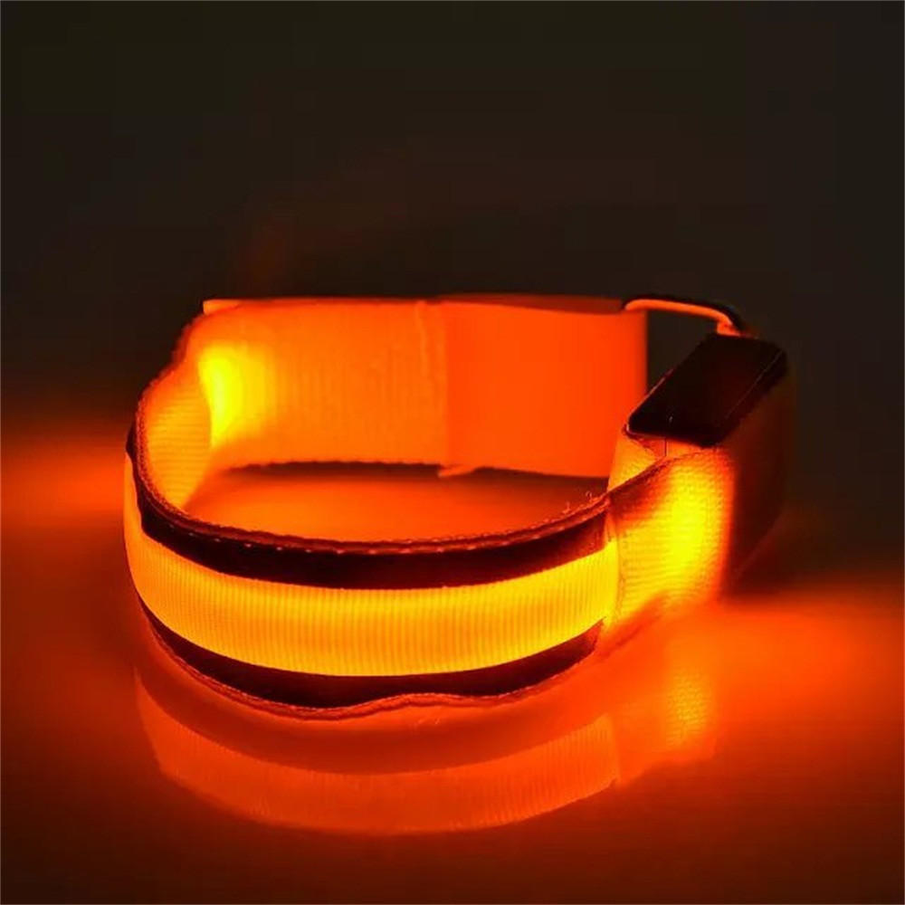 (Joy choose)Reflective LED Light Arm Armband Strap Safety Belt For Night Running Cycling