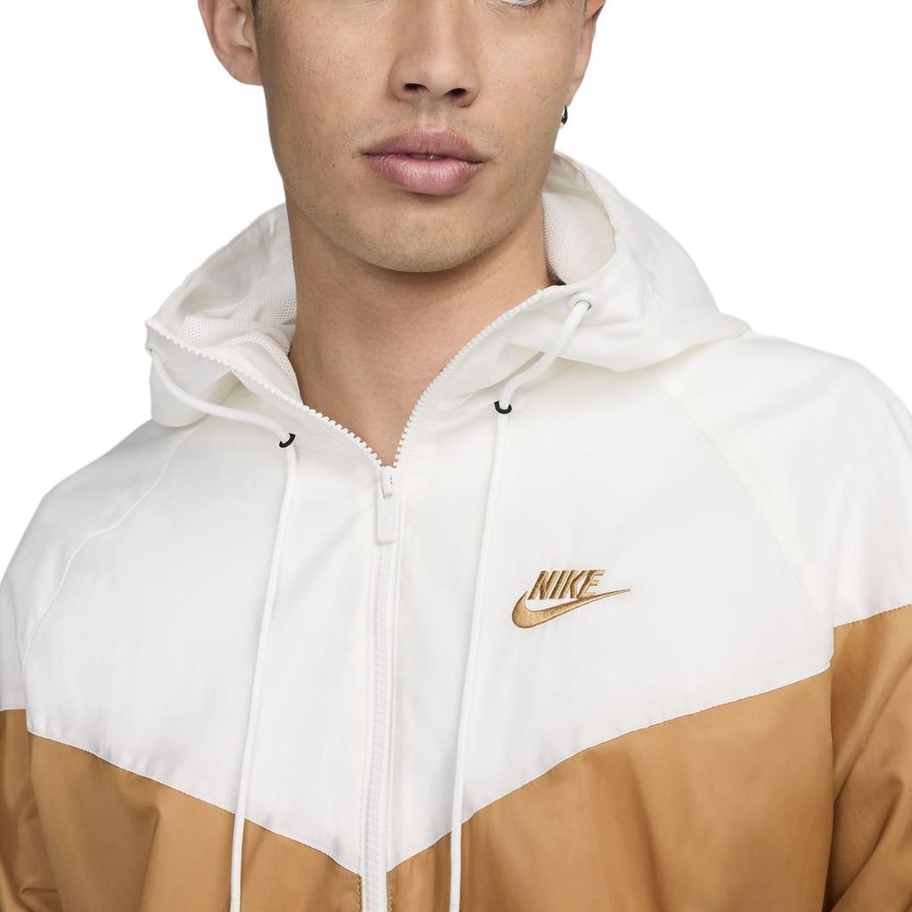 Nike Удобная спортивная куртка с капюшоном и вышитым логотипом Windrunner, цветные блоки, мужские куртки из льна DA0002-224
