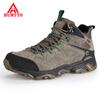 HUMTTO Waterproof Hiking Boots Men Breathable Leather Trekking Shoes Winter High-top Outdoor Fashion Sneakers for Mens