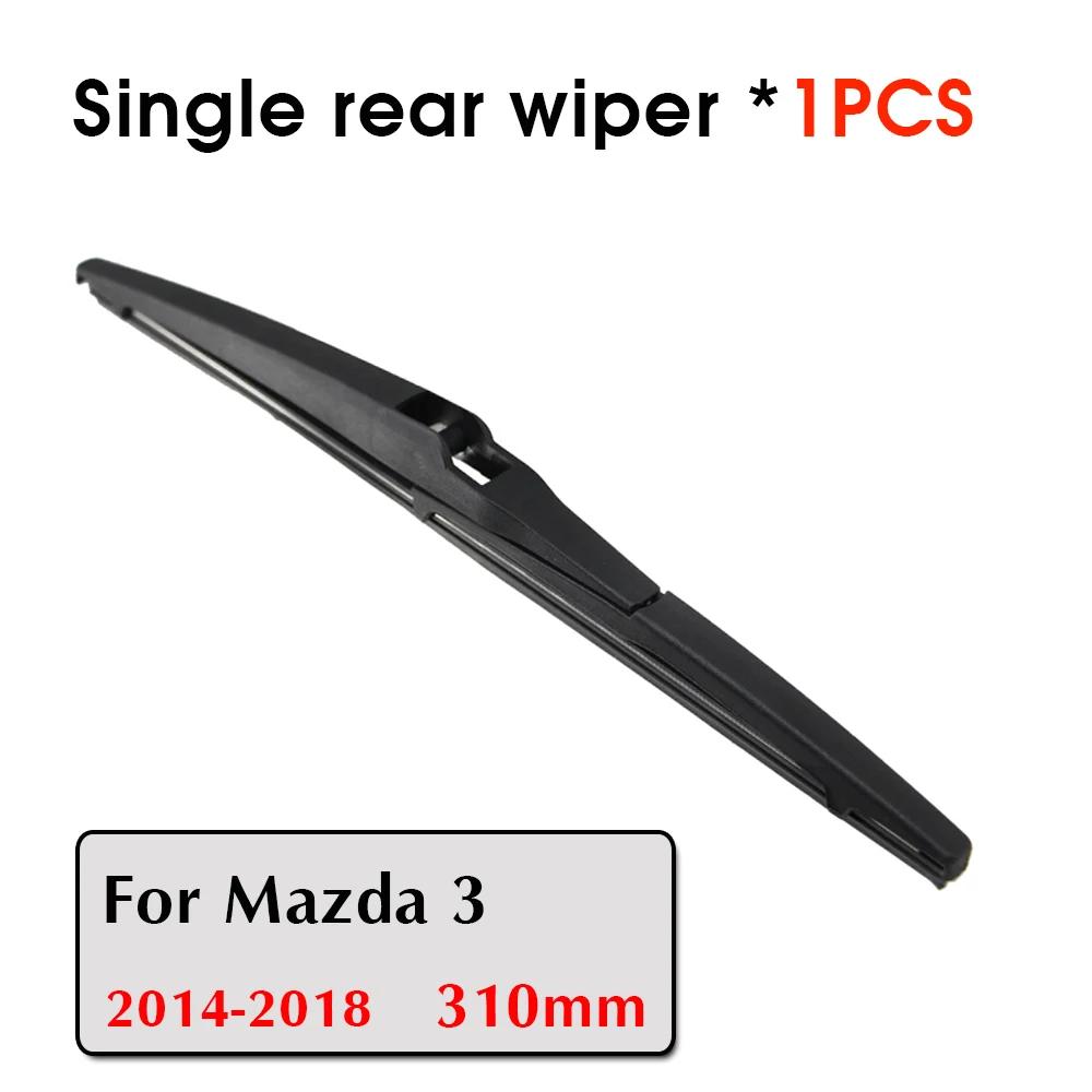 Car Rear Wiper Blade Blades Back Window Wipers Arm For Mazda 3 Hatchback (2014-2018) 310mm Auto Windscreen Blade