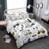 3pcs Cute Car Duvet Cover Set King Size, truck tractor bedding set for teenagers, Bedding Set for Bedroom,Hotel