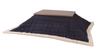 Azumaya-kk Kotatsu Futon, Rectangular, 190 X 230 Cm (Compatible with 120 X 80 Cm), Striped, Navy, KK-140GY