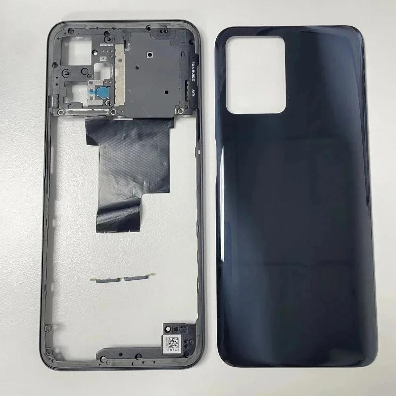 Для Realme 9 Pro Полный корпус Средняя рамка Задняя крышка аккумулятора Задняя Части для ремонта