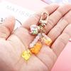 Girls Cute Acrylic Bag Pendant Candy Women Fashion Accessories Key Ring Keyholder Bear Key Chain