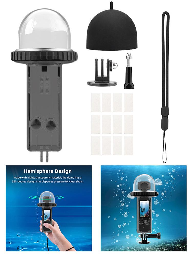 Водонепроницаемый чехол BRDRC для DJI OSMO POCKET 3, водонепроницаемый чехол для дайвинга на 40 м, аксессуары для кейсов для плавания и дайвинга, подводный чехол