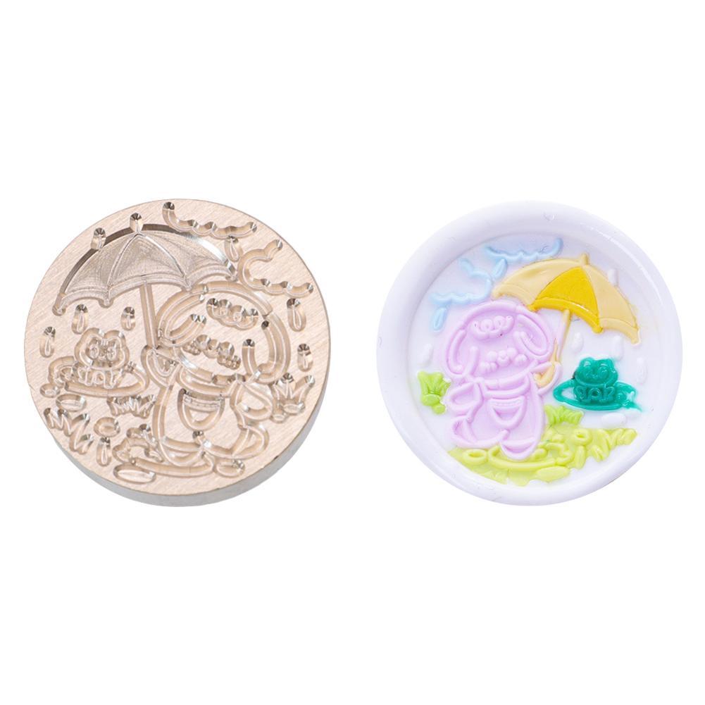 Печать серии животных с медной головкой, 3D-рельефные штампы, печатающая головка для подарочного скрапбукинга